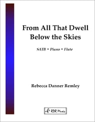 From All That Dwell Below the Skies SATB choral sheet music cover Thumbnail